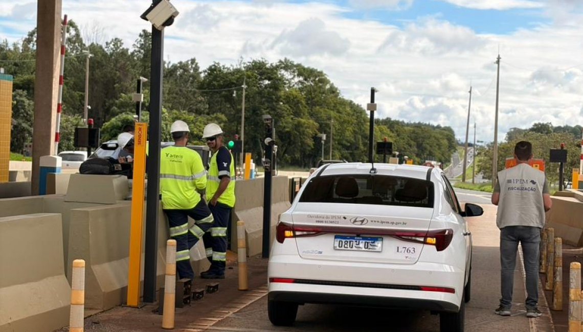 Em Batatais, Ipem-SP verifica radar na rodovia SP-334